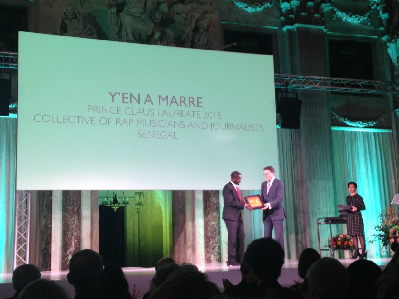 Prix Prince Claus: «Y en a marre» primé à Amsterdam( Hollande)