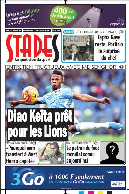 Foot-Sélection: "Diao Baldé Keita ne peut pas résoudre tous les problèmes des lions" (Aliou Cissé)