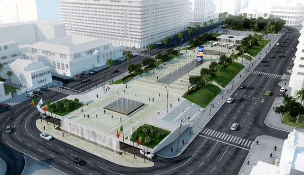 Place de l'Indépendance de Dakar: Voici la maquette du futur projet du maire Khalifa Sall