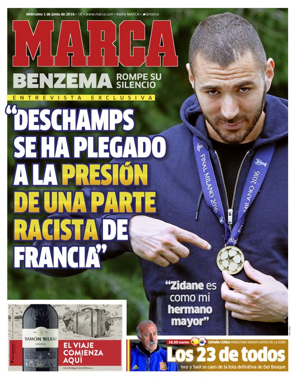 France: La sortie de Benzema sur le racisme condamnée par la classe politique