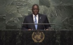 Macky Sall à l'ONU: «Jamais le monde n'a été aussi violent et dangereux»