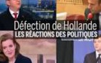 Zapping français: les réactions des politiques au renoncement de François Hollande