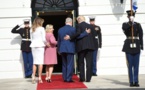 Donald Trump accueille Benjamin Netanyahu à la Maison Blanche