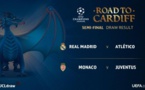 Le tirage au sort complet des demi-finales de la Ligue des Champions: Real Madrid - Atlético Madrid - AS Monaco - Juventus