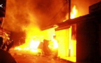 Incendie au marché de Tambacounda