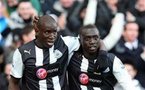 ANGLETERRE-FOOTBALL: Demba Ba et Papiss Demba Cissé font gagner Newcastle