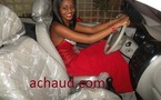 Penda Ly ,Miss Sénégal dans sa voiture Chery Q3 offerte par Espace Auto et CCBM Automobile.