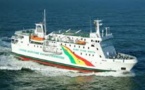 Transport maritime: Une forte houle contraint le navire Aline Sitoé à retourner sur Dakar