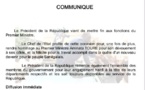 Limogeage de Mimi Touré : le communiqué de la présidence