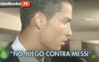 [Vidéo] Ronaldo irrité par les questions incessantes sur Messi