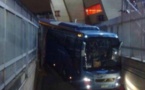 Le bus de Chelsea accidenté dans les travées du Parc