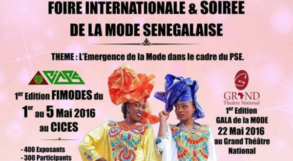 Evènement: La Foire internationale de la mode sénégalaise prévue du 1 au 5 mai 2016
